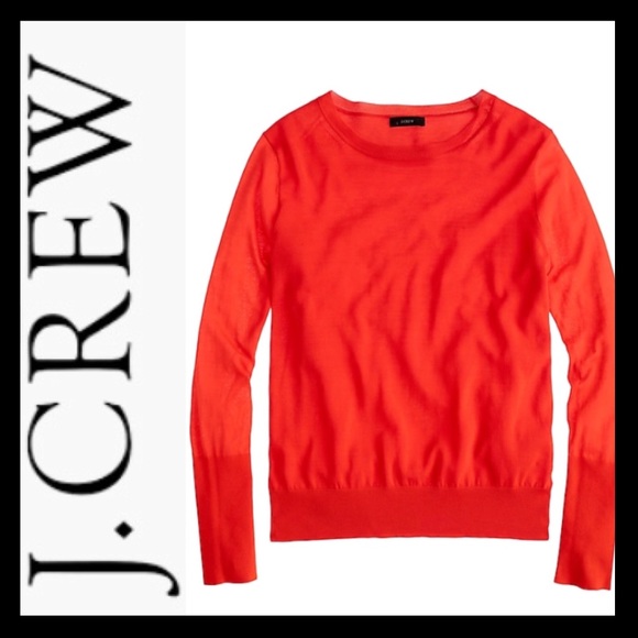 J. CREW Lightweight Cotton Sweater - Picture 2 of 6